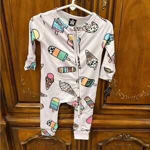Pixie Lane Ice Cream Print Kids One Piece NWT